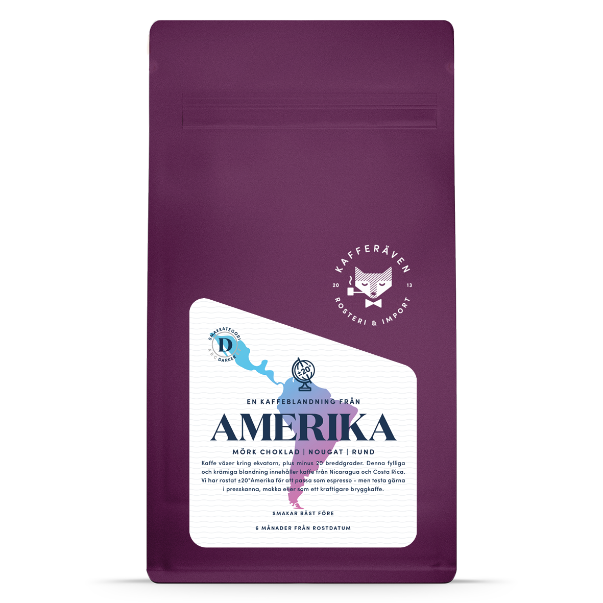 Amerika plus minus 20°