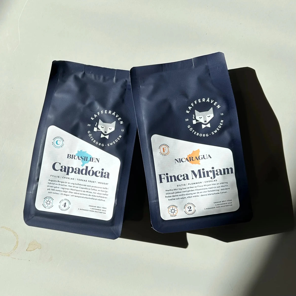 Rosteriets val i september - Finca Mirjam och Capadocia - Kafferäven