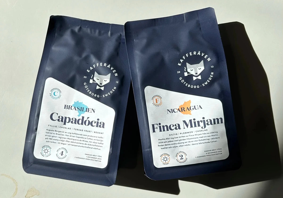 Rosteriets val i september - Finca Mirjam och Capadocia - Kafferäven