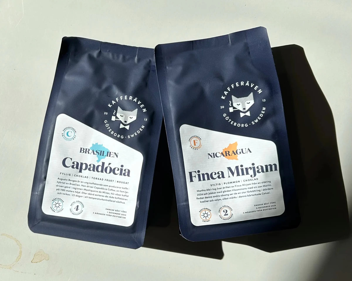 Rosteriets val i september - Finca Mirjam och Capadocia - Kafferäven