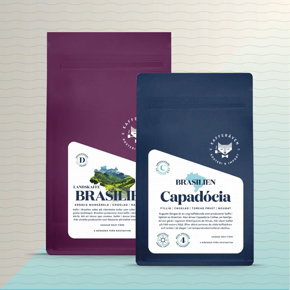 2 x Brasilien - Kafferäven - Coffee Blends