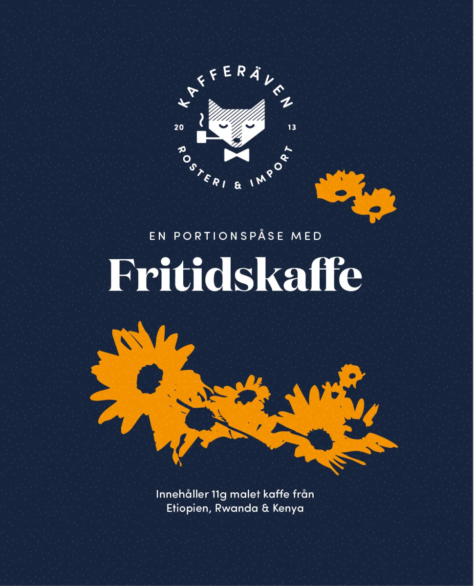 7 Portionspåsar Fritidskaffe - Kafferäven - Single Origin Coffee