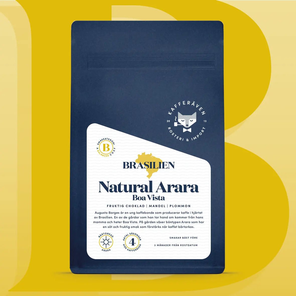 Natural Arara - Boa Vista kaffe från Brasilien - Kafferäven - Single Origin Coffee