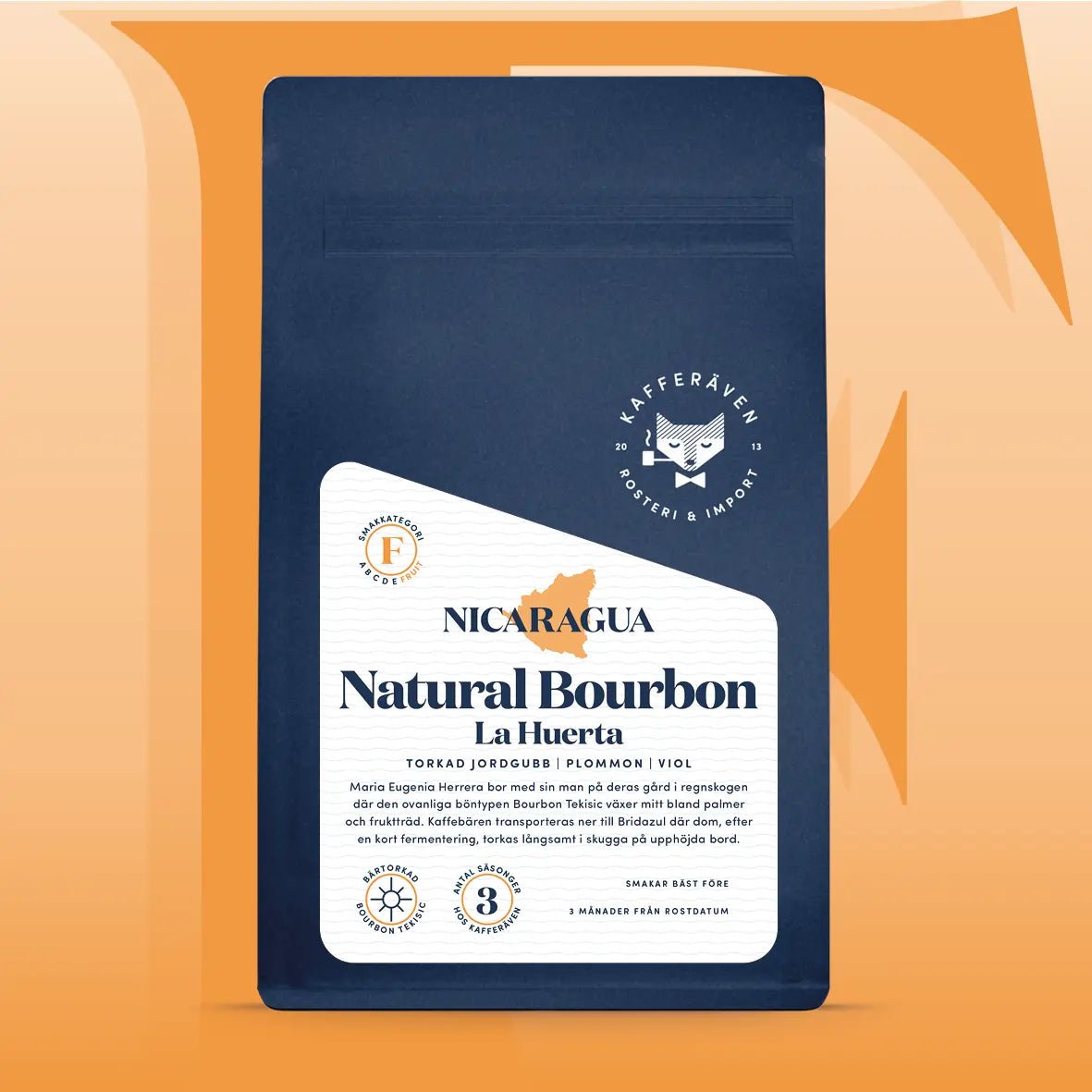 Natural Bourbon - La Huerta kaffe från Nicaragua - Kafferäven - Single Origin Coffee