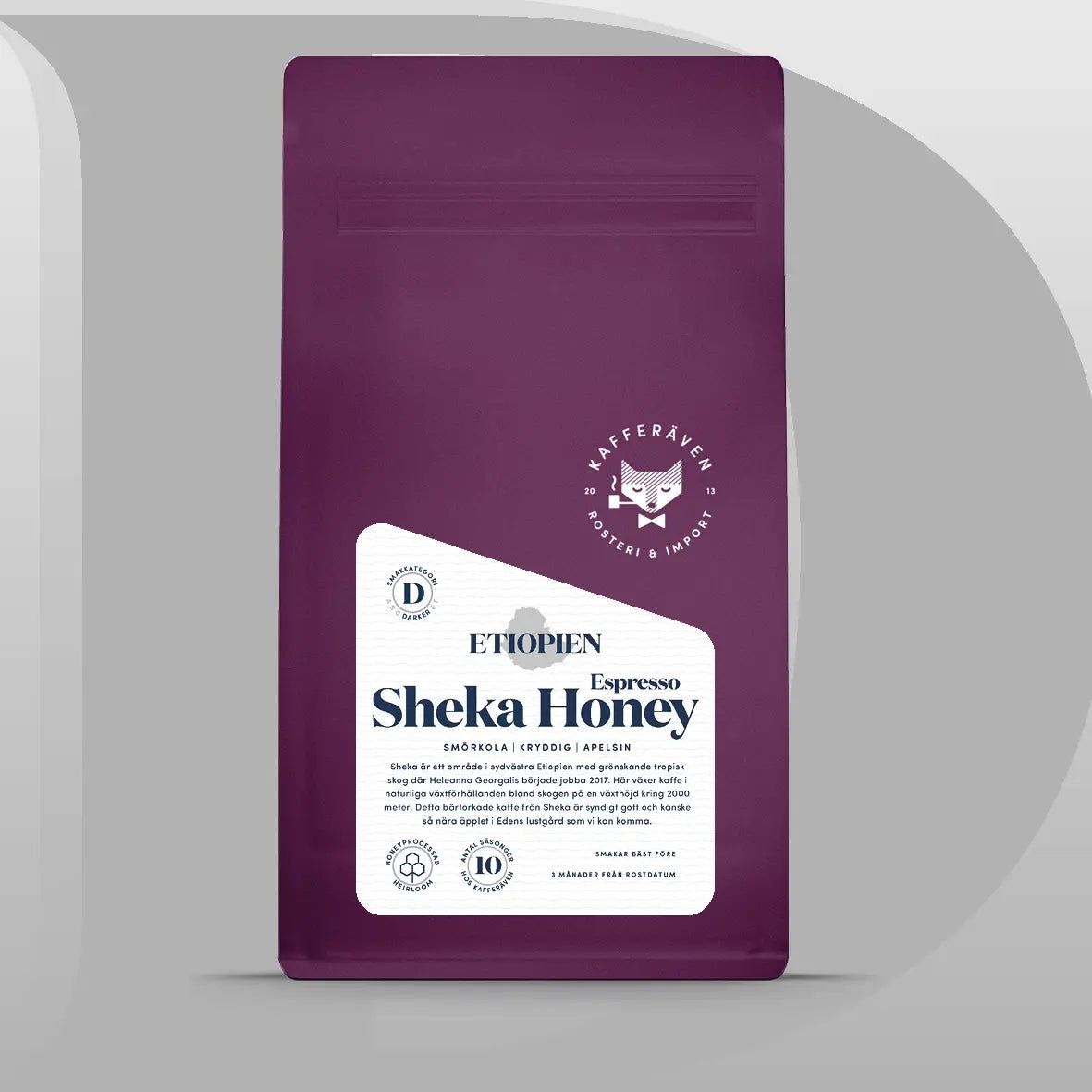 Photo of Sheka Honey Espresso Kaffe Fran Etiopien